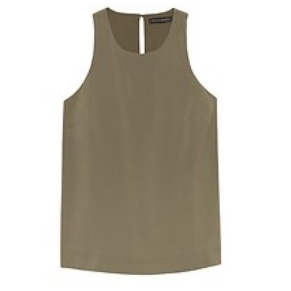 Banana Republic Olive Racerback Tank